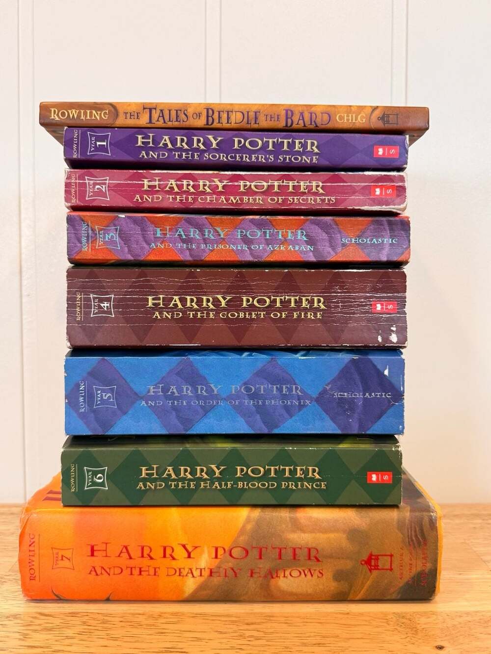 Scholastic Harry Potter Complete 8-Book Set J.K. Rowling